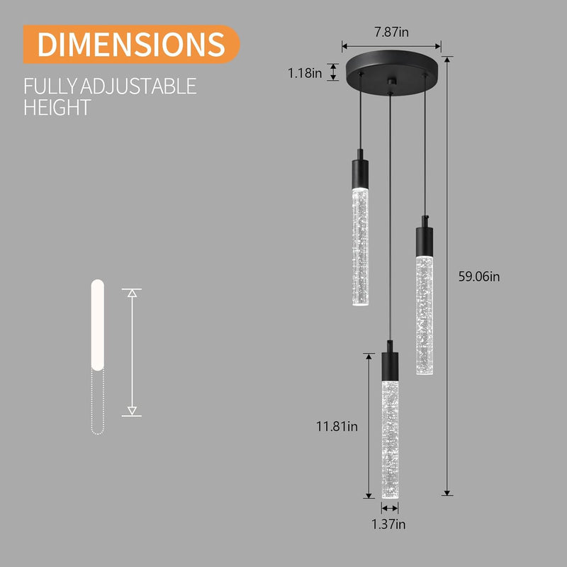 Modern Kitchen Island Pendant Light LED Mini Lamp