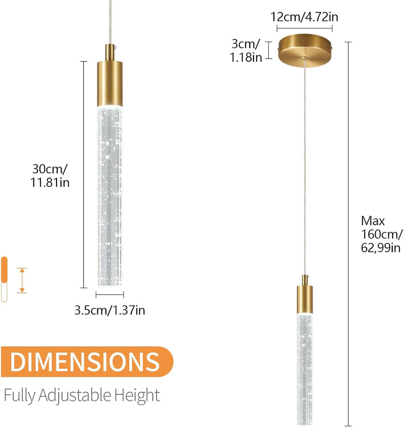 Modern Kitchen Island Pendant Light LED Mini Lamp