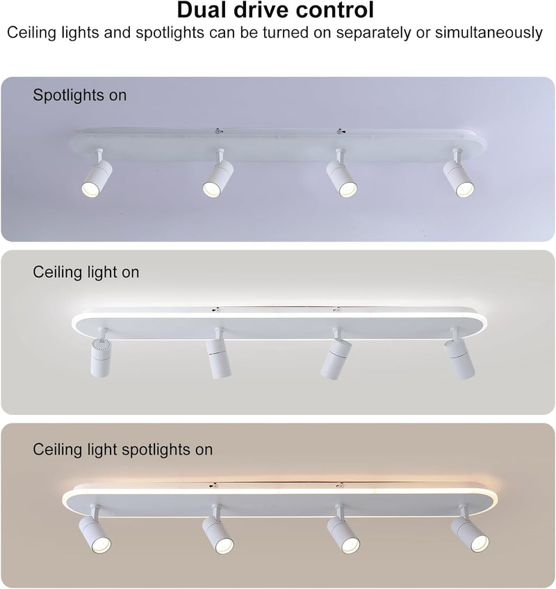 Modern Kitchen Lights Ceiling 123CM Flush LED Light