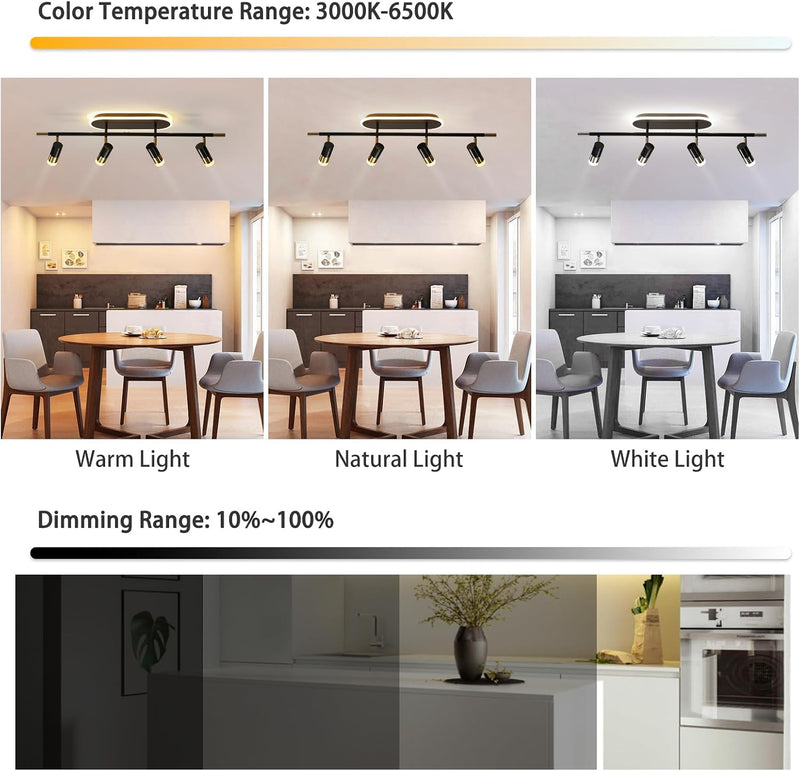 Modern Kitchen Lights Ceiling 123CM Flush LED Light