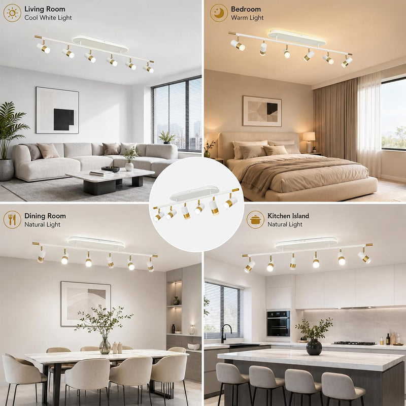 Modern Kitchen Lights Ceiling 123CM Flush LED Light