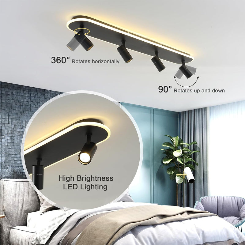 Modern Kitchen Lights Ceiling 123CM Flush LED Light