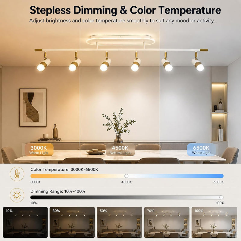 Modern Kitchen Lights Ceiling 123CM Flush LED Light