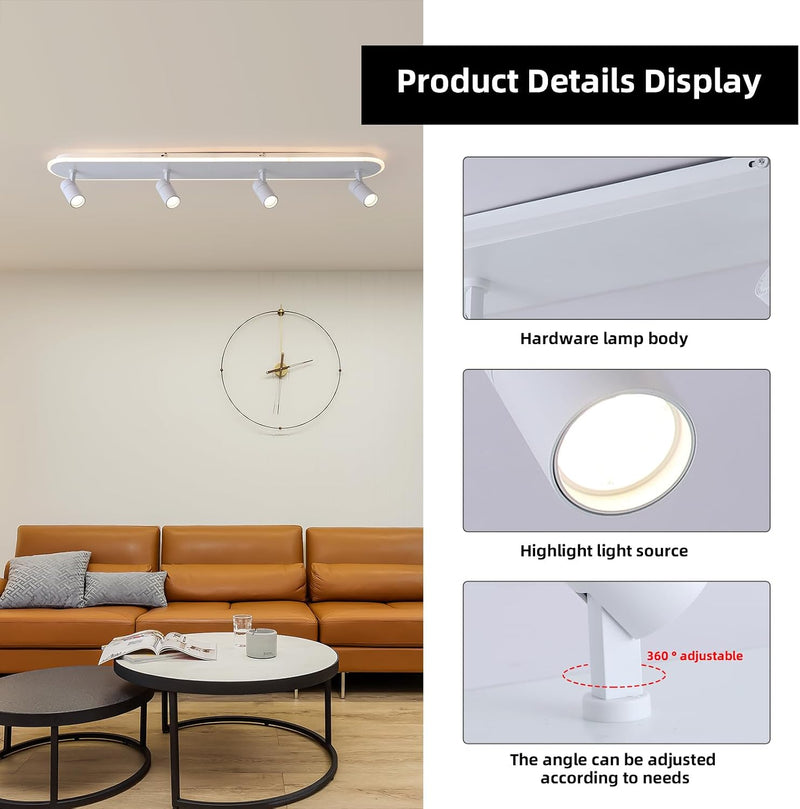 Modern Kitchen Lights Ceiling 123CM Flush LED Light