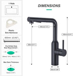 Modern Kitchen Sink Mixer Tap with Pull Out