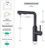 Modern Kitchen Sink Mixer Tap with Pull Out
