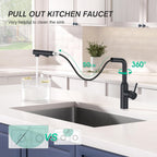 Modern Kitchen Sink Mixer Tap with Pull Out