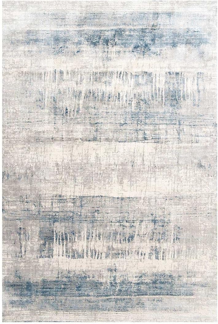 Modern Large Designer Abstract Painterly Living Room Carpet