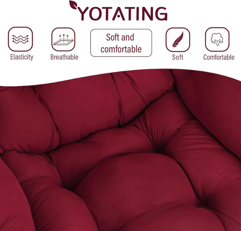 Modern Lazy Chair with Ottoman Accent Contemporary Lounge