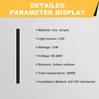 Modern LED Aluminium Wall Light