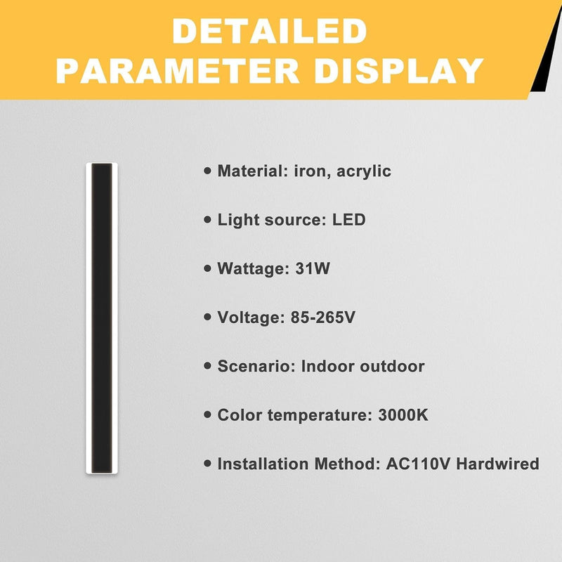 Modern LED Aluminium Wall Light