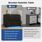 Modern LED Bedside Table with Charging Function
