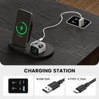Modern LED Bedside Table with Charging Function
