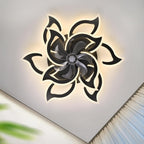 Modern LED Ceiling Fan Light with Remote 6