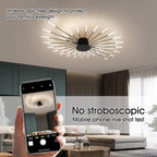 Modern LED Ceiling Light 28 Heads Golden Flush