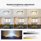 Modern LED Ceiling Light 36W 50CM with Remote