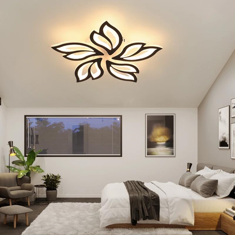 Modern LED Ceiling Light Dimmable 54W Flush Mount