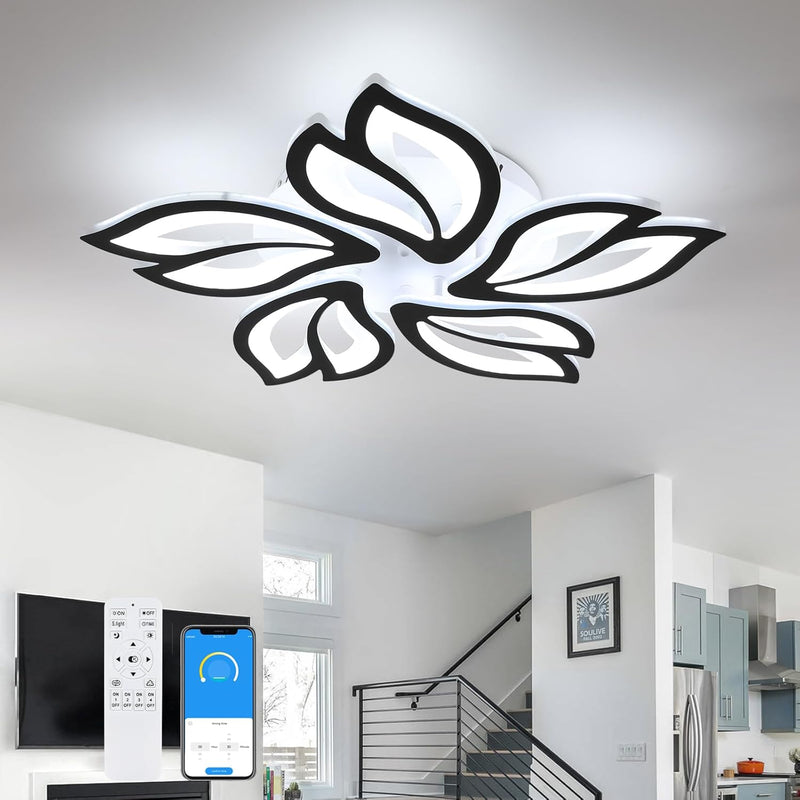 Modern LED Ceiling Light Dimmable 54W Flush Mount