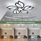 Modern LED Ceiling Light Dimmable 54W Flush Mount