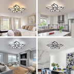 Modern LED Ceiling Light Dimmable 54W Flush Mount
