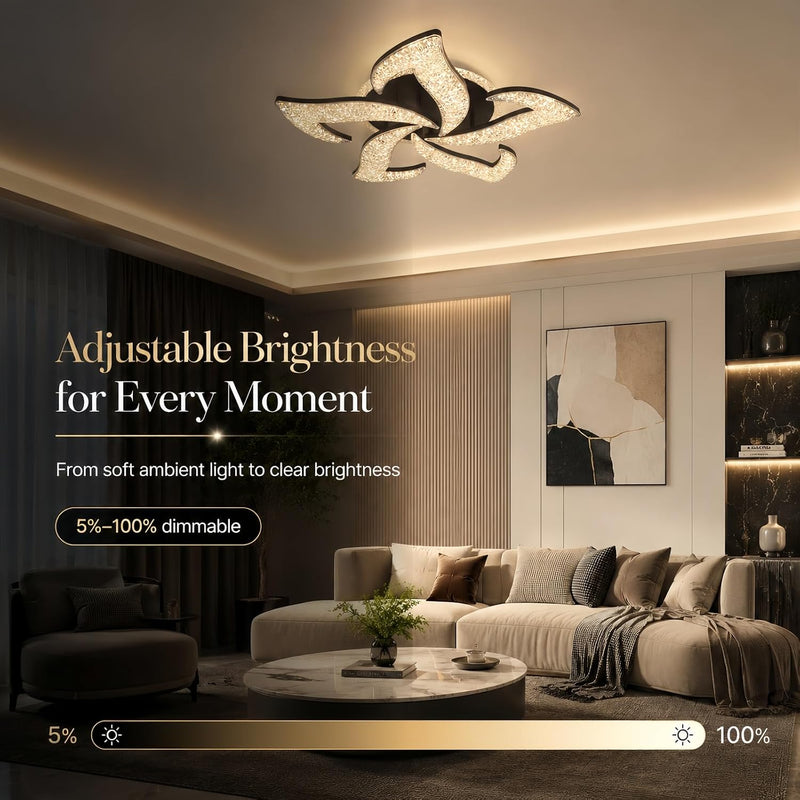 Modern LED Ceiling Light Dimmable 65W Lamp