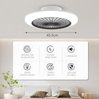 Modern LED Ceiling Light with Fan RGB Lights