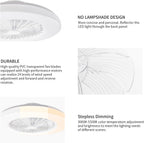 Modern LED Ceiling Light with Fan RGB Lights
