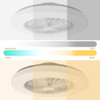 Modern LED Ceiling Light with Fan RGB Lights