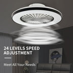 Modern LED Ceiling Light with Fan RGB Lights