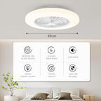 Modern LED Ceiling Light with Fan RGB Lights