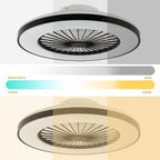 Modern LED Ceiling Light with Fan RGB Lights