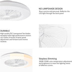 Modern LED Ceiling Light with Fan RGB Lights