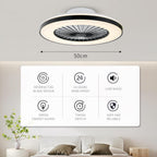 Modern LED Ceiling Light with Fan RGB Lights