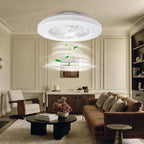 Modern LED Ceiling Light with Fan RGB Lights