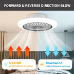 Modern LED Ceiling Light with Fan RGB Lights