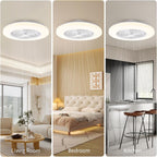 Modern LED Ceiling Light with Fan RGB Lights