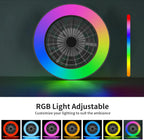 Modern LED Ceiling Light with Fan RGB Lights