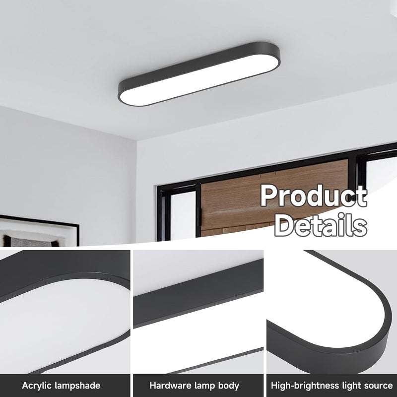 Linear Ceiling Light 40W Modern LED Close