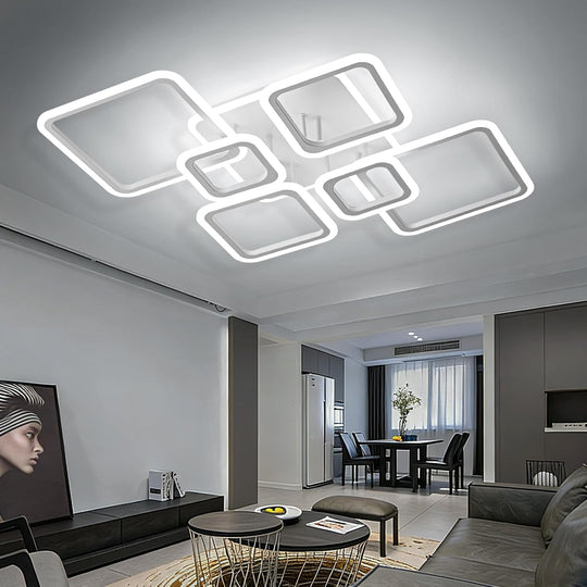 Modern LED Ceiling Lights Flush Mount 48W Light