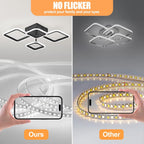Modern LED Ceiling Lights Flush Mount 48W Chandeliers