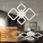 Modern LED Ceiling Lights Flush Mount 48W Chandeliers
