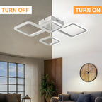 Modern LED Ceiling Lights Flush Mount 48W Chandeliers