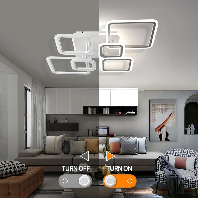 Modern LED Ceiling Lights Flush Mount 48W Light