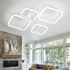 Modern LED Ceiling Lights Flush Mount 48W Chandeliers