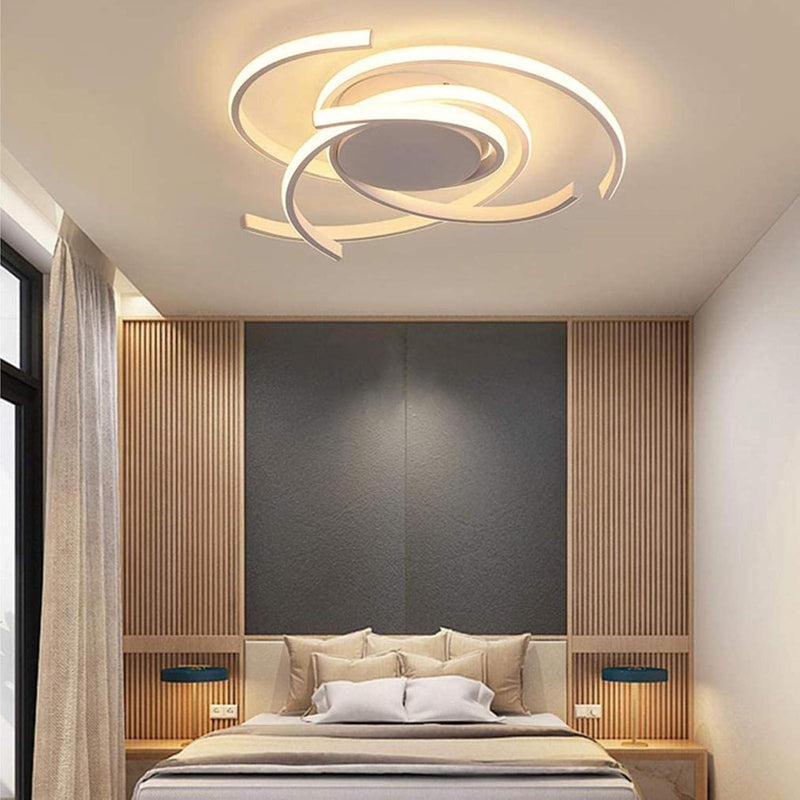 Modern LED Dimmable Ceiling Light with Remote Control