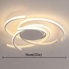 Modern LED Dimmable Ceiling Light with Remote Control