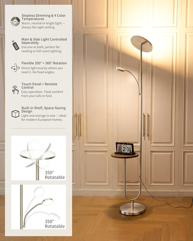 Modern LED Floor Lamp for Living Room 36W