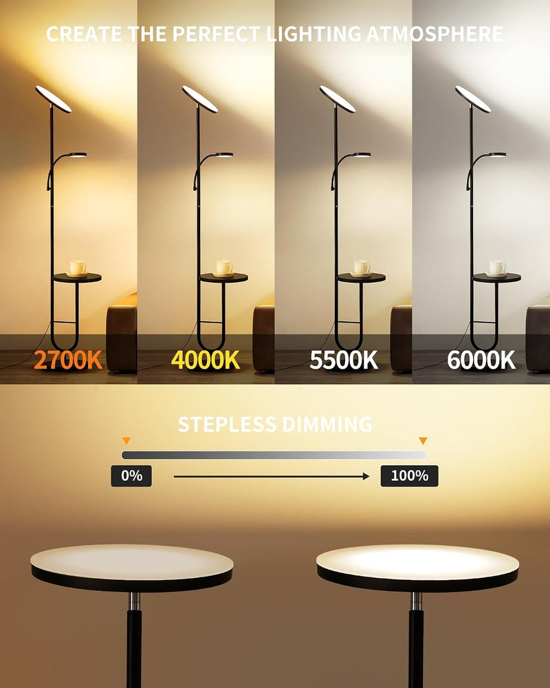 Modern LED Floor Lamp for Living Room 36W
