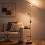 36W LED Uplighter Floor Lamp with Side Table