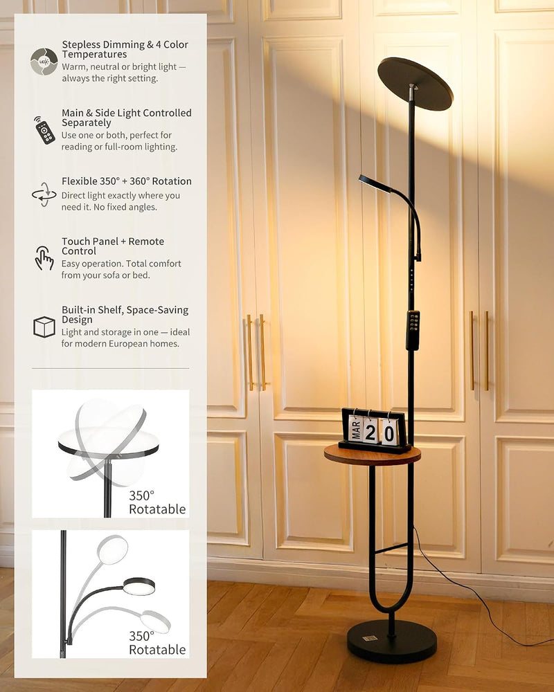 Modern LED Floor Lamp for Living Room 36W